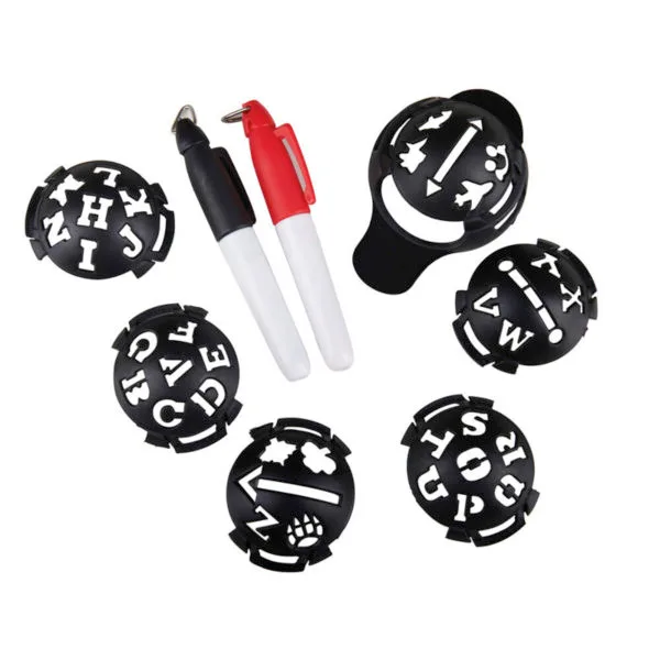Golfgear Ball Personalizer golfpallonmerkkaus setti