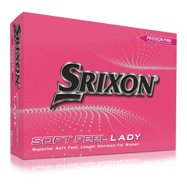 Srixon Soft Feel Lady golfpallo tusina Passion Pink