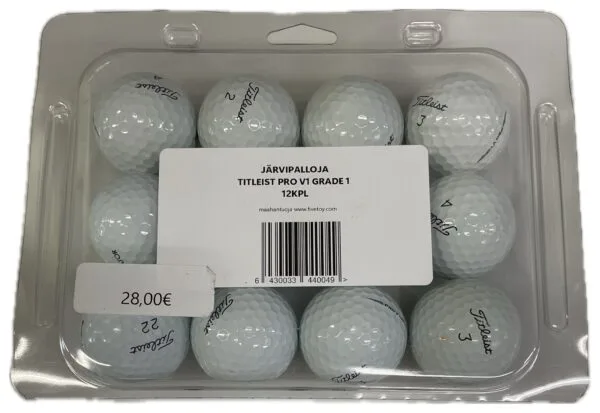 Järvipallot Titleist ProV1 Grade 1 12kpl