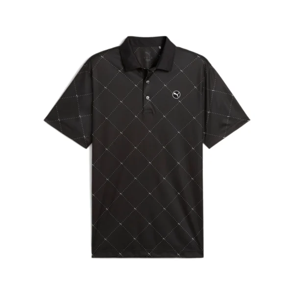 Puma Pure 2.0 Argyle Polo Black