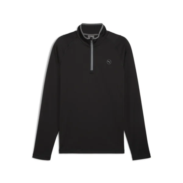Puma Waffle Fleece 1/4 Zip Black