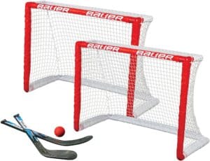 Bauer polvilätkä 2 maalia + 2 mailaa ja pallo