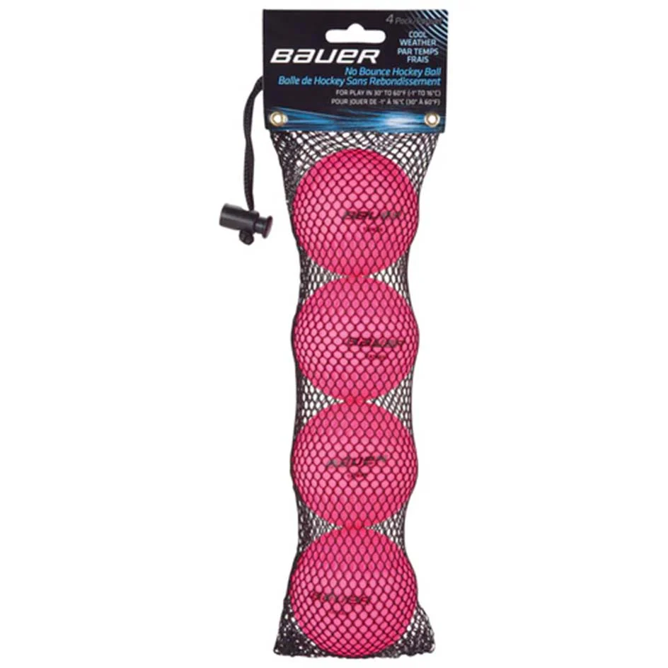 Bauer Hockey Ball pinkki -4pack